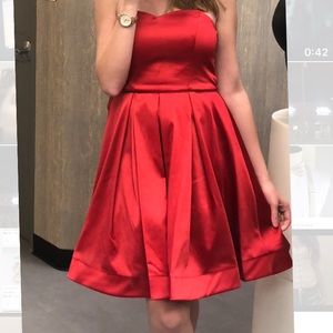 Cute red homecoming dress
